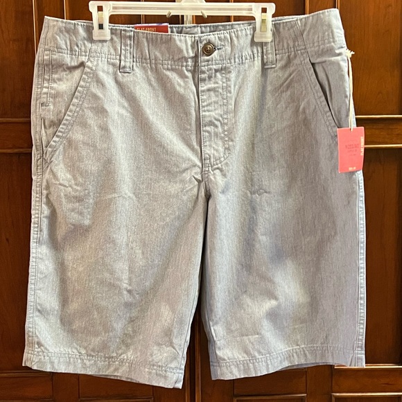 Mossimo Supply Co Blue-Grey Heather Flat Front Short 38W NWT - Picture 1 of 10